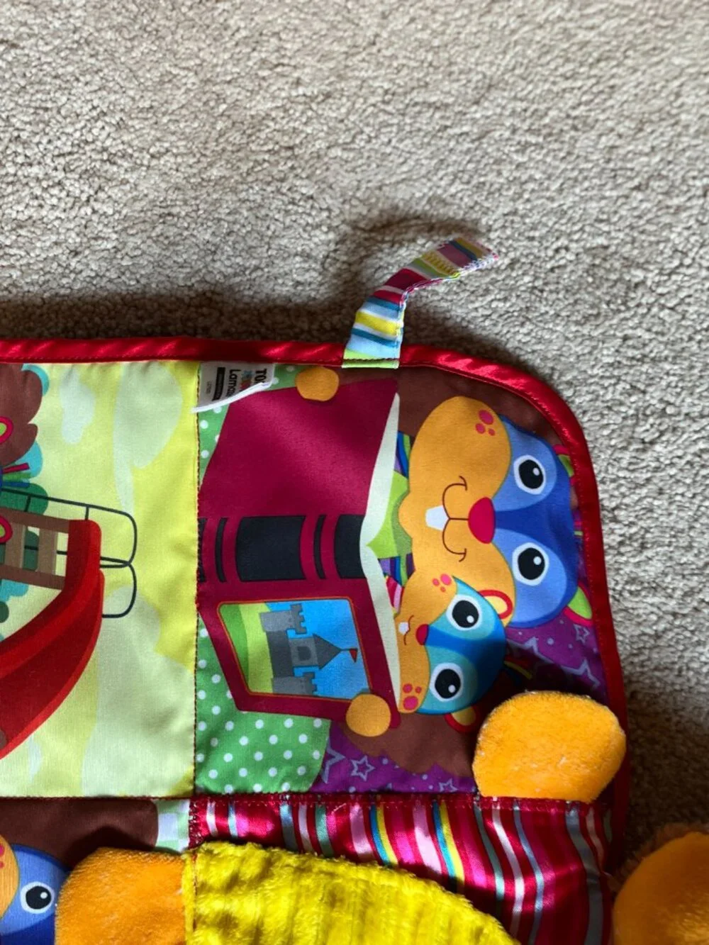 Lamaze Patchwork Baby Blanket‎ and Chipmunk (Sensory Blanket)